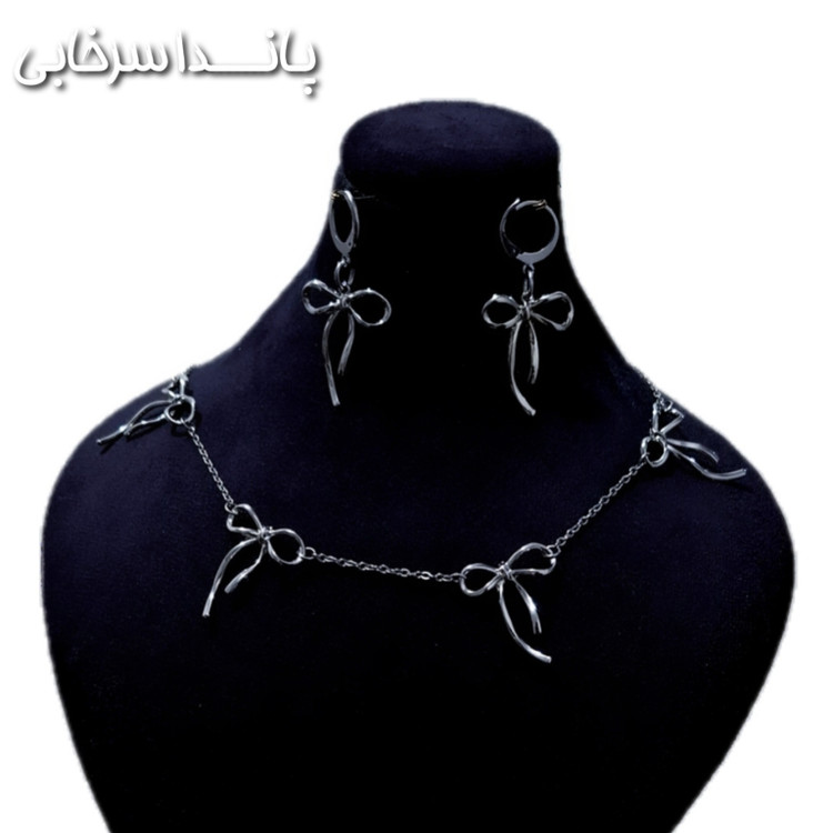 گردنبند دخترانه پاپیون مدل پینترستی