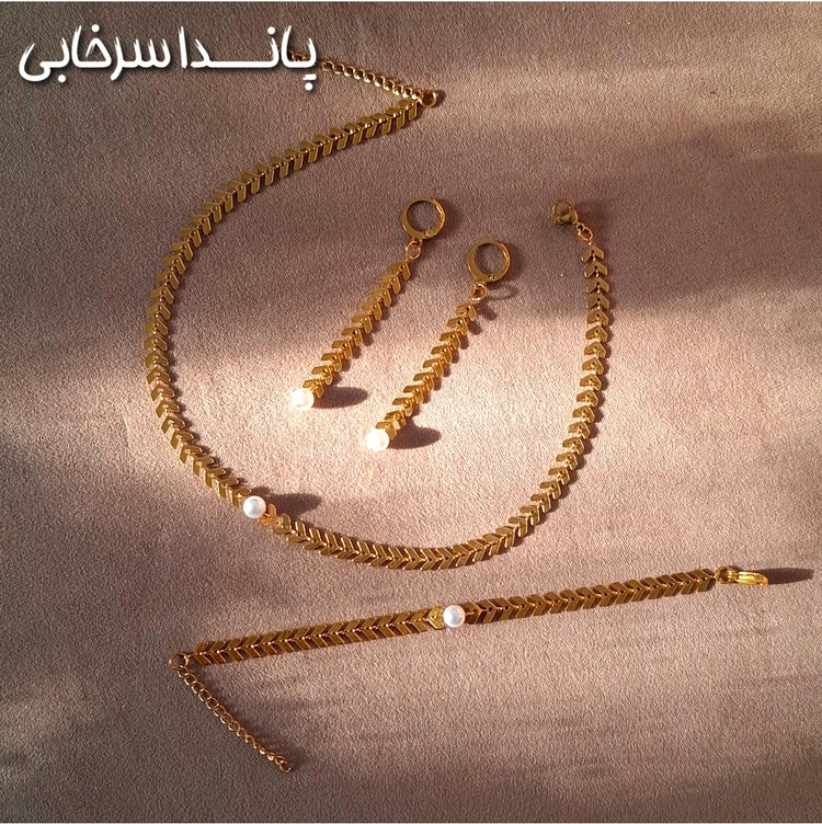 نیم ست زنانه گندمی رنگ ثابت حس ملکه ای داره