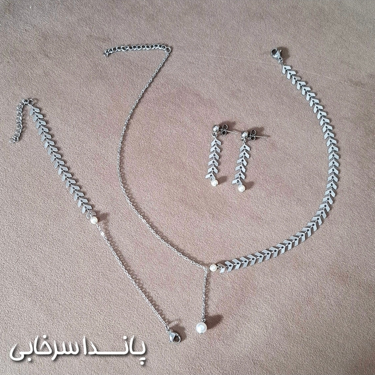 نیم ست زنانه استیل رنگ ثابت فوق العاده زیبا