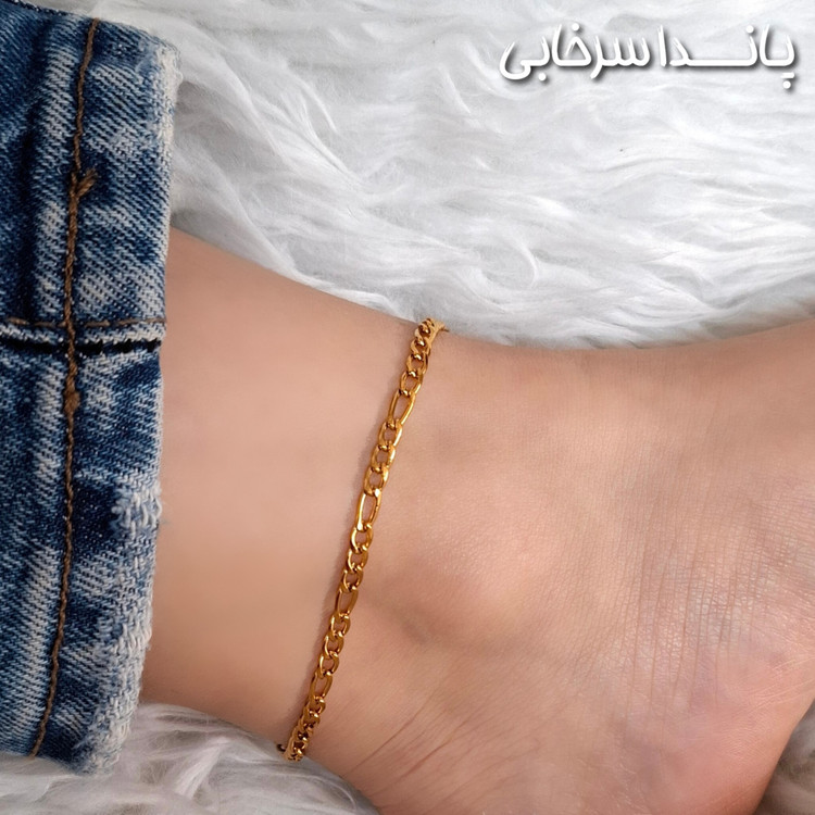 پابند زنانه استیل رنگ ثابت با ظرافت