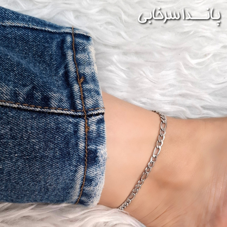 پابند زنانه استیل رنگ ثابت با ظرافت