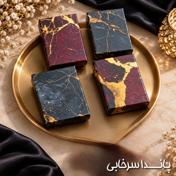 جعبه هارد باکس نیمست شکیل برای هدیه